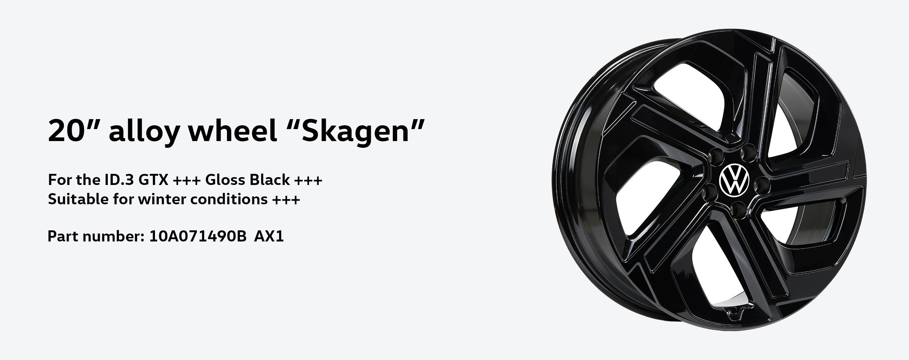20” alloy wheel "Skagen"
