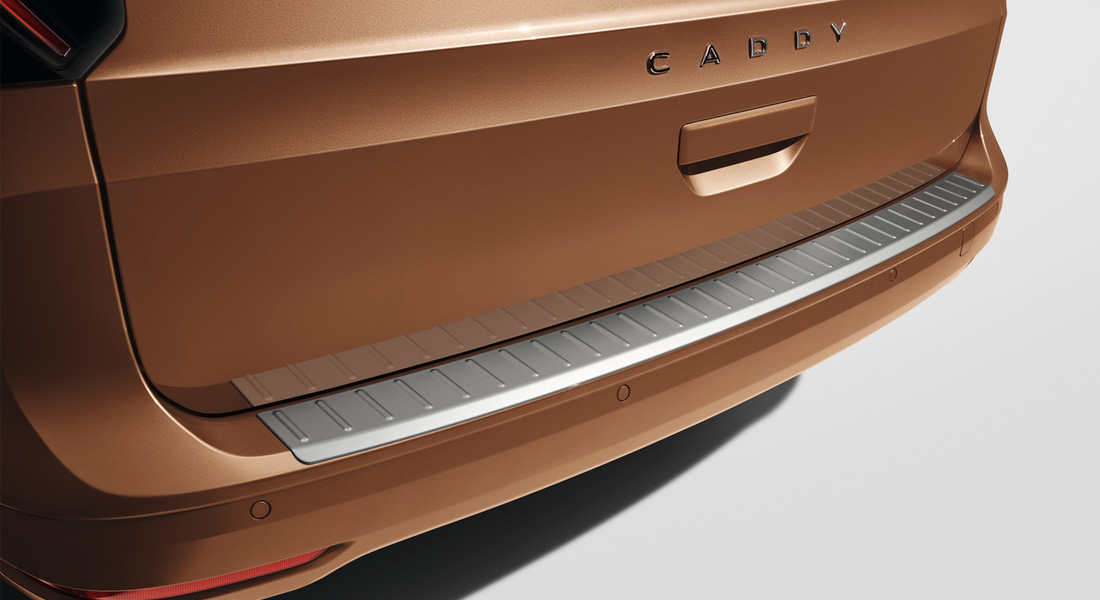 Volkswagen Genuine Loading sill protection Stainless steel look