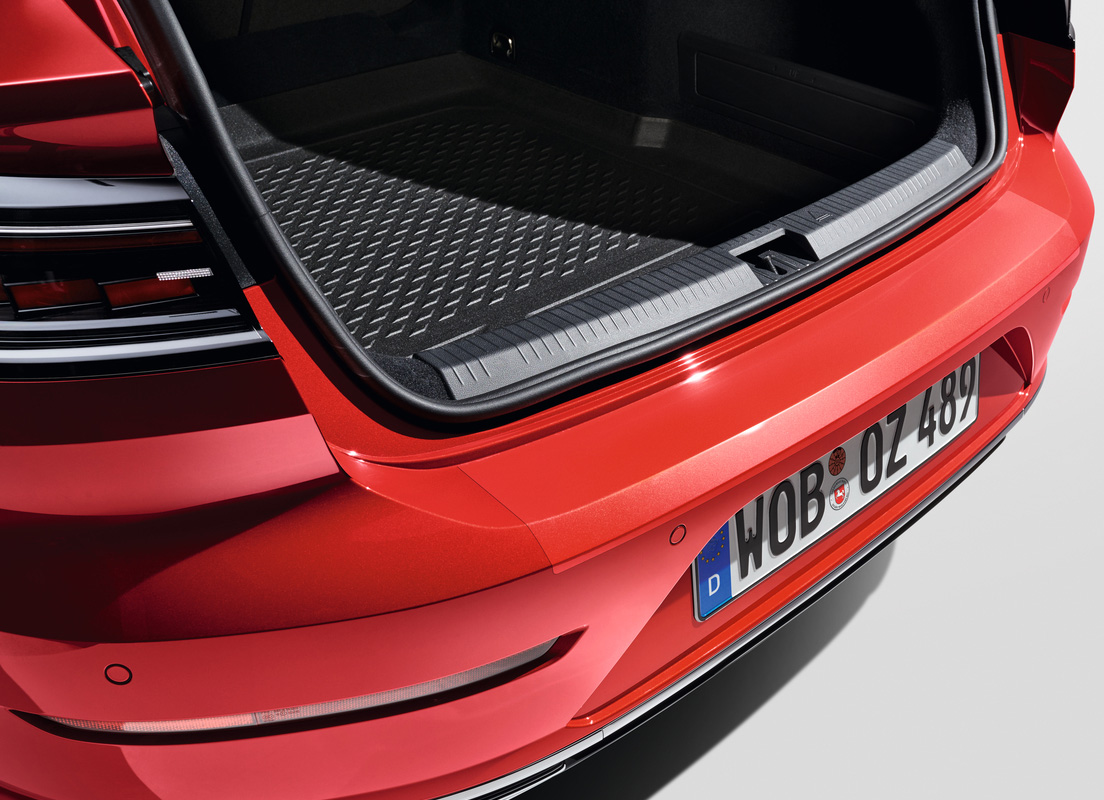 Volkswagen Genuine loading sill protection transparent