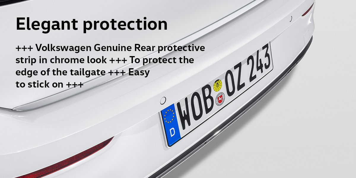 Volkswagen Genuine Rear protective strip in chrome look
