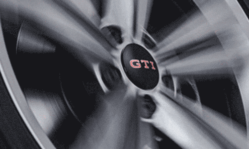 Volkswagen Genuine Dynamic hubcaps with GTI logo