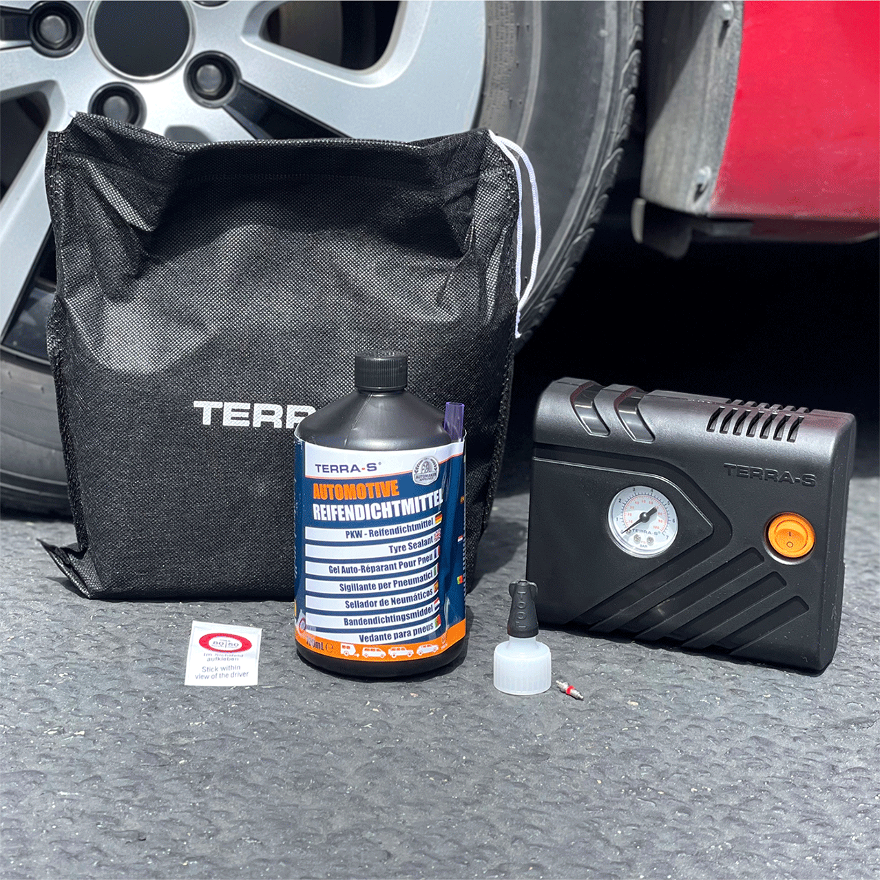 Flat Tyre Repair Kit