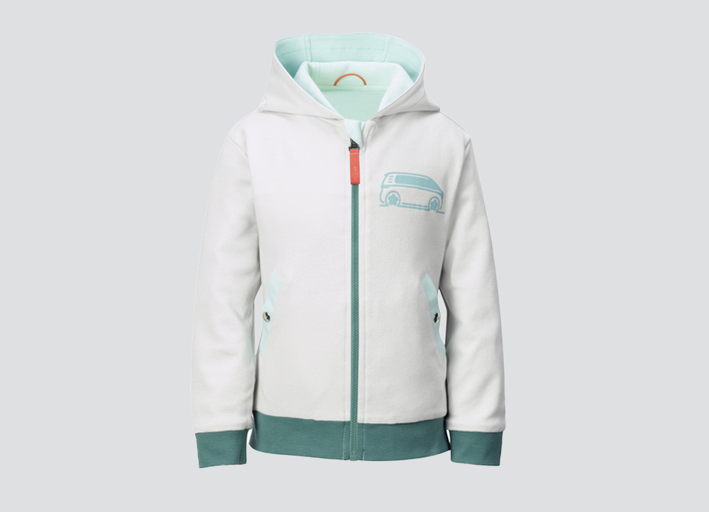 Kids' reversible jacket with hood