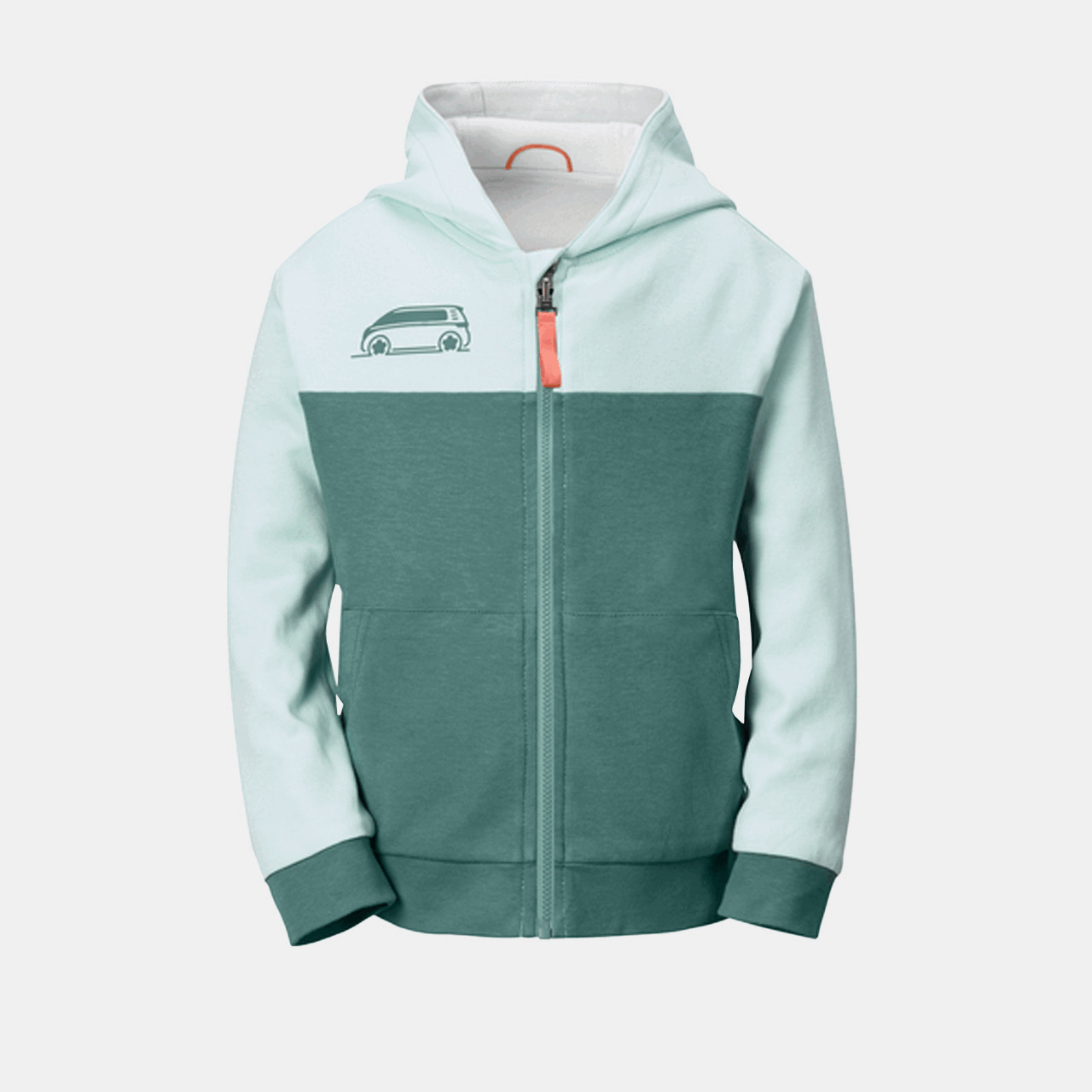 Kids' reversible jacket with hood