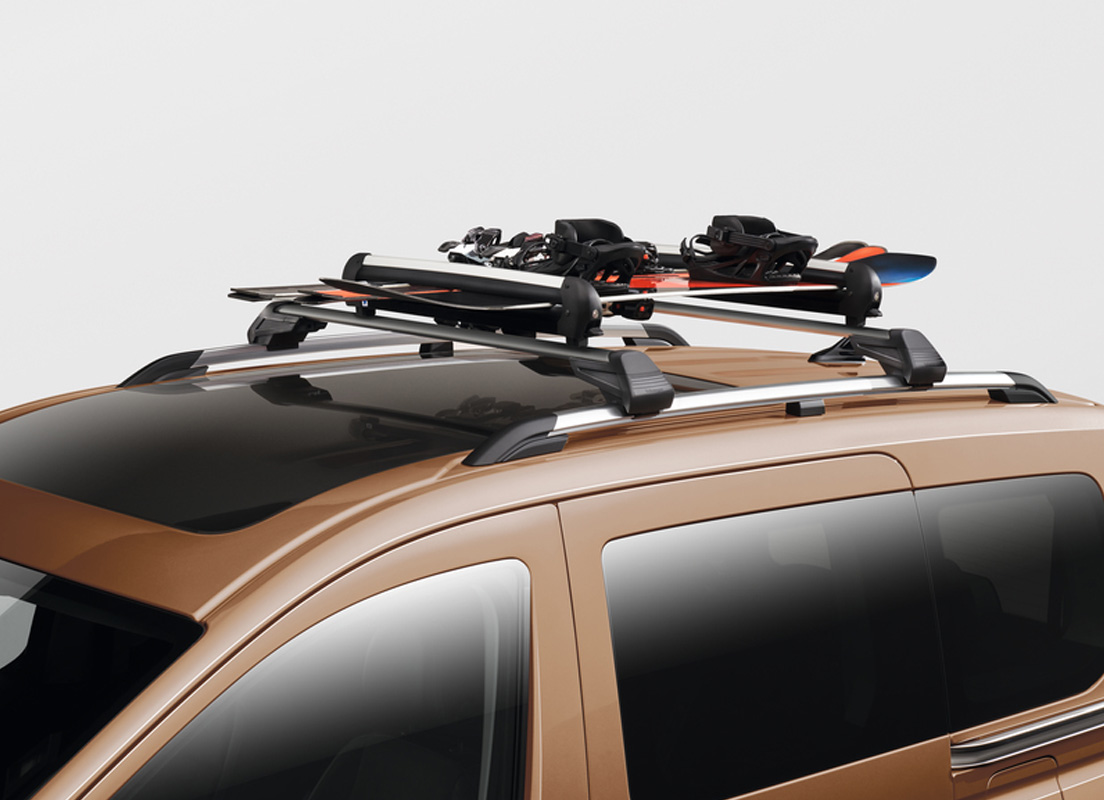 Volkswagen Genuine Ski and snowboard holder "Basic" 6/4, 6 pairs of skis or 4 snowboards